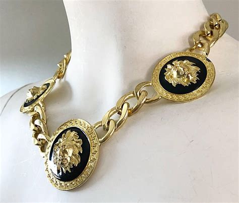 vintage versace choker|Vintage Luxe Vintage Versace Choker — Vintage Luxe.